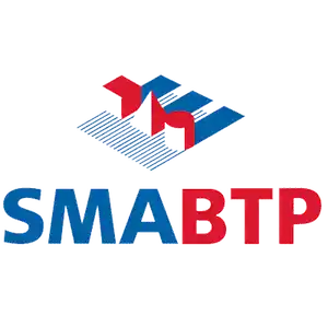 Logo SMA BTP - Garantie décennale et responsabilité civile professionnelle pour les travaux de résine et d'étanchéité de l'entreprise Les Résineurs.