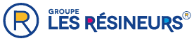 Logo officiel groupe Les Résineurs - Experts en revêtement de sol en résine et solutions d'étanchéité.
